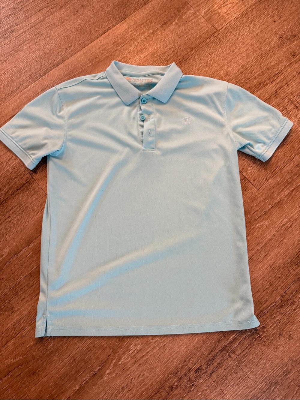 Ariat Light Blue Kids Polo Shirt